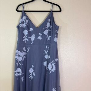 BHLDN Bethany Floral Embroidered Bridesmaid Dress 16